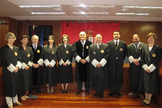 El acto se ha celebrado ante la Sala de Gobierno del TSJN
